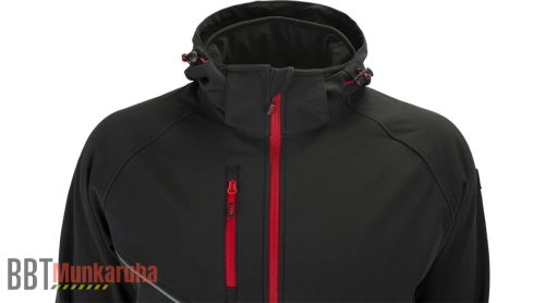Bennon Force softshell kabát, fekete/piros