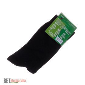 Egyszínű, bordás, pamut férfi normál zokni (Temsah)