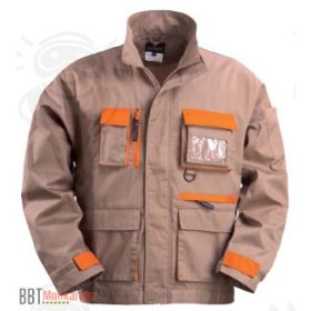 Kabát dzsekifazonú, rejtett húzózáras, nyolc zseb