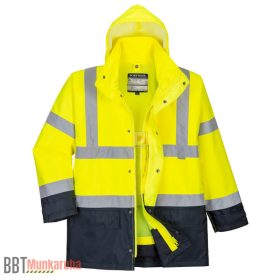   S768 PORTWEST JÓL LÁTHATÓSÁGI "LÉLEGZŐ" 5AZ1-BEN MUNKAVÉDELMI KABÁT
